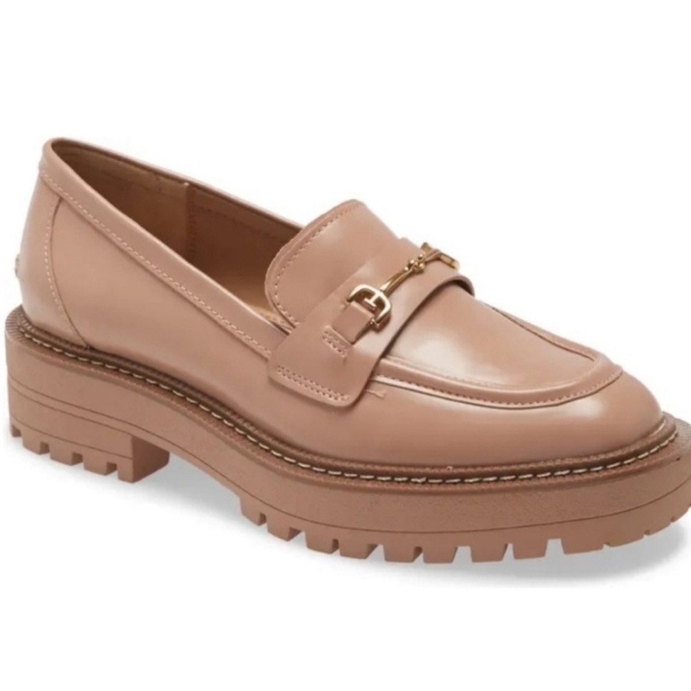 Sam Edelman LAURS Chunky Loafers in Maple Sugar size 9.5